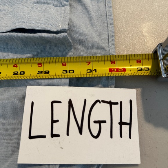 Gitman Bros Vintage Button Down Shirt XXL Light Blue Long Sleeve 100% Cotton USA - Picture 10 of 10